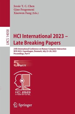 HCI International 2023 - Late Breaking Papers (eBook, PDF)
