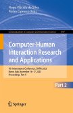 Computer-Human Interaction Research and Applications (eBook, PDF)