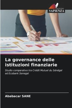 La governance delle istituzioni finanziarie - SANE, Ababacar