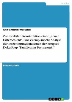 Zur medialen Konstruktion einer „neuen Unterschicht&quote;. Eine exemplarische Analyse der Inszenierungsstrategien der Scripted Doku-Soap &quote;Familien im Brennpunkt&quote; (eBook, PDF)