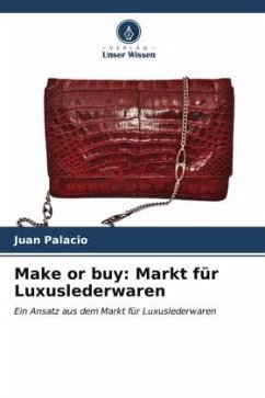 Make or buy: Markt für Luxuslederwaren - Palacio, Juan