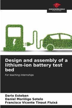 Design and assembly of a lithium-ion battery test bed - Esteban, Dario;Moríñigo Sotelo, Daniel;Tinaut Fluixá, Francisco Vicente