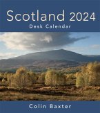 Scotland Desktop Easel Calendar 2024