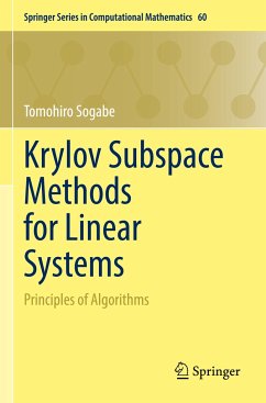 Krylov Subspace Methods for Linear Systems - Sogabe, Tomohiro