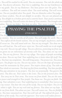Praying the Psalter (FOR MEN) - Rapp, David