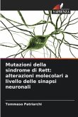 Mutazioni della sindrome di Rett: alterazioni molecolari a livello delle sinapsi neuronali