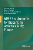GDPR Requirements for Biobanking Activities Across Europe (eBook, PDF)