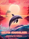 Delfin mandalaer   Malebog for voksne   Antistress-mønstre, der fremmer kreativiteten