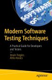 Modern Software Testing Techniques (eBook, PDF)
