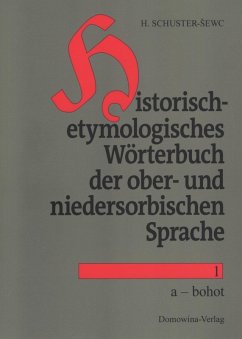 Cover Historisch-etymologisches Wörterbuch der sorbischen Sprachen
