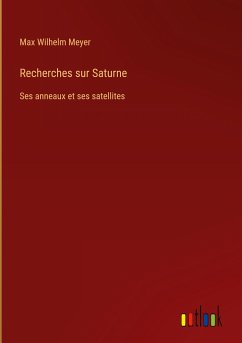 Recherches sur Saturne