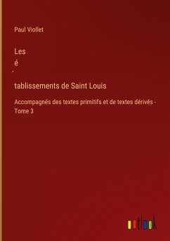 Les é¿tablissements de Saint Louis