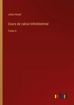 Cours de calcul infinitéstimal