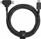 Native Union Belt Cable Duo USB-C To C/Lightning Cosmos 1,5m