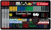 Multispitzenset - STABILO Creative Tips - ARTY - 30er Metalletui - CLASSIC - in 6 verschiedenen Farben