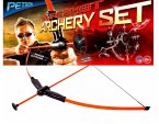 Petron SURESHOT Indoor Outdoor Archery Set Kinder Bogen mit 3 Pfeilen, orange