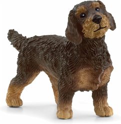Cover Schleich 13972 - Farm World, Rauhhaardackel, Hund, Tierfigur, Länge: 6,5 cm