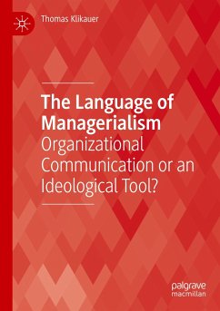 The Language of Managerialism - Klikauer, Thomas