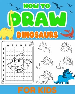 How To Draw Cute Dinosaurs for Kids Ages 4-8 - Barua, Tuhin