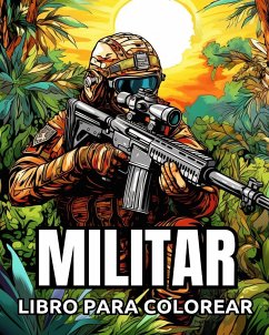 Libro para Colorear Militar - Huntelar, James