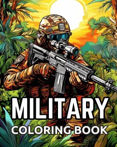 Military Coloring Book - Huntelar, James