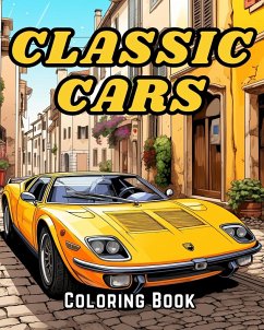 Classic Cars Coloring Book - Huntelar, James