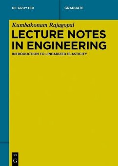 Lecture Notes in Engineering (eBook, PDF) - Rajagopal, Kumbakonam