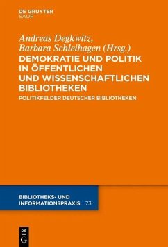 Cover Demokratie und Politik in Öffentlichen und Wissenschaftlichen Bibliotheken (eBook, PDF)