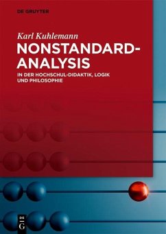Nonstandard-Analysis (eBook, PDF) - Kuhlemann, Karl