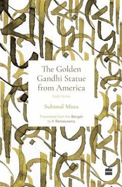 Golden Gandhi Statue from America - Misra, Subimal