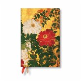 Paperblanks 2025 Weekly Planner Natsu Rinpa Florals 12-Month Flexis Mini Horizontal Elastic Band 176 Pg 100 GSM