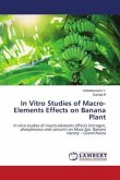 In Vitro Studies of Macro-Elements Effects on Banana Plant