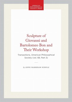 Cover Sculpture of Giovanni and Bartolomeo Bon and Their Workshop