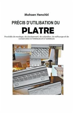 PRÉCIS D'UTILISATION DU PLATRE Procédés de moulage, de durcissement, de coloration, de nettoyage et de conservation à l'intérieure et à l'extérieure - Henchiri, Mohsen