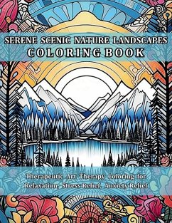 Serene Scenic Nature Landscapes Coloring Book - Tori, Jule