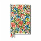 Paperblanks 2025 Daily Planner Pear Garden Peking Opera Embroidery 12-Month Mini Wrap 416 Pg 80 GSM