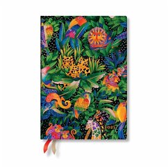 Paperblanks 2025 Weekly Planner Jungle Song Whimsical Creations 12-Month MIDI … - Kalender bei 