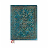 Paperblanks 2025 Weekly Planner French Azure Equinoxe 12-Month Mini Horizontal Elastic Band 160 Pg 100 GSM