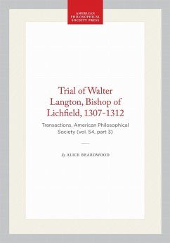 Trial of Walter Langton, Bishop of Lichfield, 1307-1312 - Beardwood, Alice