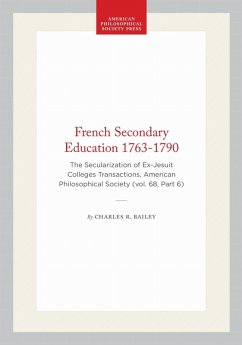 Cover French Secondary Education 1763-1790