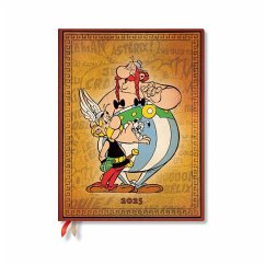 Cover Paperblanks 2025 Daily Planner Asterix & Obelix the Adventures of Asterix 12-Month Ultra Elastic Band 416 Pg 80 GSM