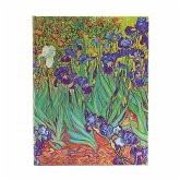 Paperblanks 2024-2025 Weekly Planner Van Gogh Irises Van Gogh Irises 18-Month Ultra Vertical Elastic Band 208 Pg 80 GSM