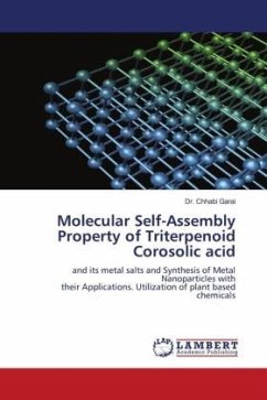 Molecular Self-Assembly Property of Triterpenoid Corosolic acid - Garai, Dr. Chhabi