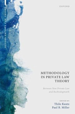 Methodology in Private Law Theory - Kuntz, Thilo; Miller, Paul B