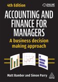 Accounting and Finance for Managers