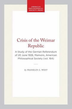 Cover Crisis of the Weimar Republic