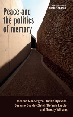 Peace and the politics of memory - Mannergren, Johanna; Bjorkdahl, Annika; Buckley-Zistel, Susanne