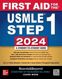 First Aid for the USMLE Step 1 2024 - Le, Tao; Bhushan, Vikas; Qiu, Connie; Chalise, Anup; Kaparaliotis, Panagiotis