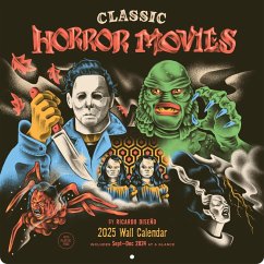 Classic Horror Movies 2025 Wall Calendar - Diseño, Ricardo