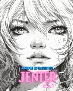 Anime fargebok JENTER VOLUM 1 - Books, Adult Coloring